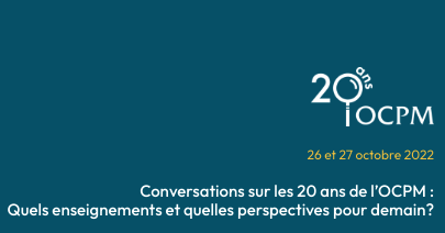 MONTREAL PARTICIPATES! Conversation on the 20 years of the OCPM